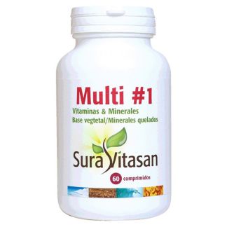 Multi 1 Vitaminas & Minerales Sura Vitasan - 60 comprimidos