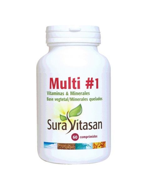 Multi 1 Vitaminas & Minerales Sura Vitasan - 60 comprimidos