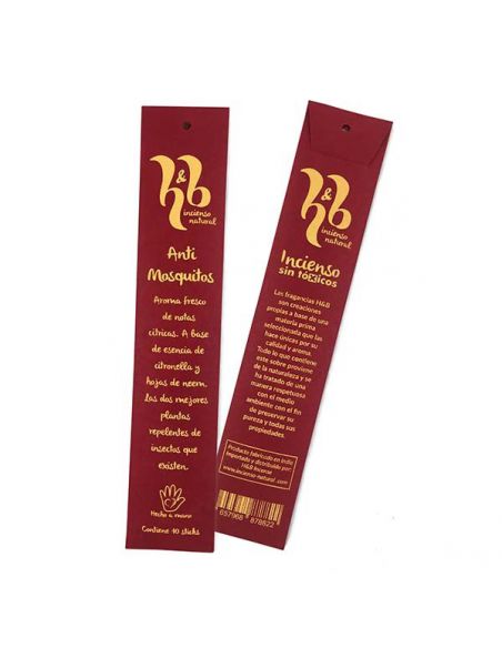 Incienso Neem & Citronella (Antimosquitos) H&B - 10 varillas