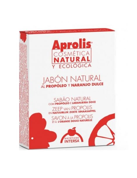 Aprolis Jabón Natural al Propóleo y Naranjo Dulce Intersa - 10 gramos