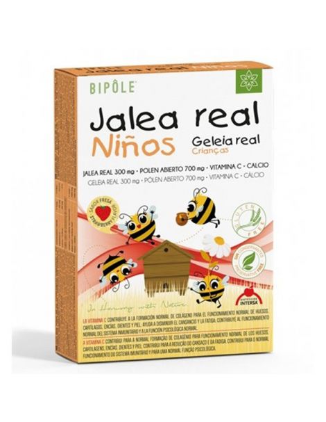 Bipole Jalea Real Fresca Infantil Intersa - 20 ampollas