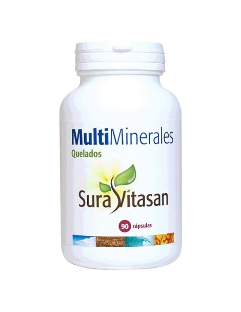 MultiMinerales Quelados Sura Vitasan - 90 cápsulas