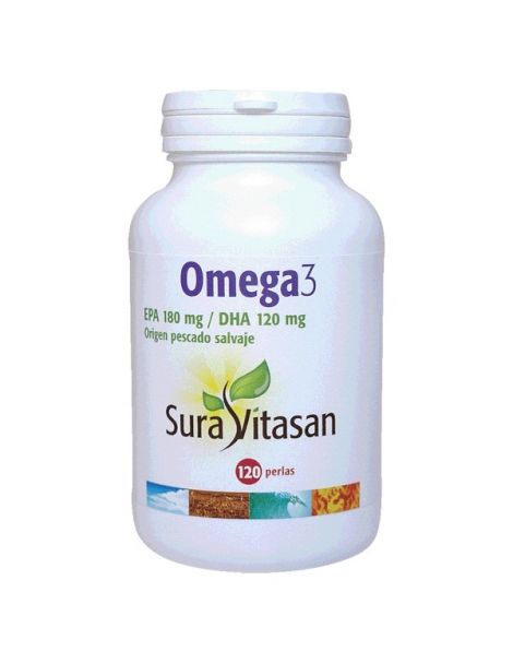 Omega 3 1200 mg. Sura Vitasan - 120 perlas