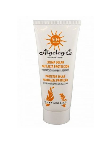 Crema Solar Muy Alta Protección 50+ Algologie - 100 ml.