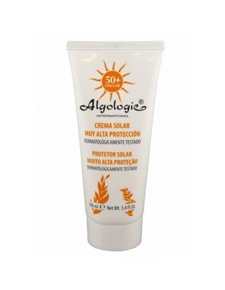Crema Solar Muy Alta Protección 50+ Algologie - 100 ml.