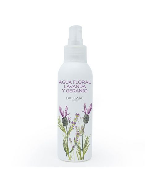 Agua Floral con Lavanda y Geranio Balcare - 100 ml.