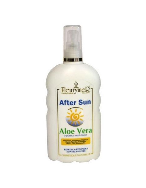 After Sun Aloe Vera y Plantas Medicinales Fleurymer - 250 ml.