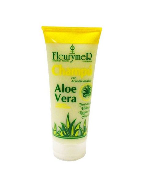 Champú y Acondicionador de Aloe Vera y Plantas Medicinales Fleurymer - 200 ml.