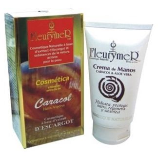 Crema de Manos Caracol y Aloe Vera Fleurymer - 80 ml.