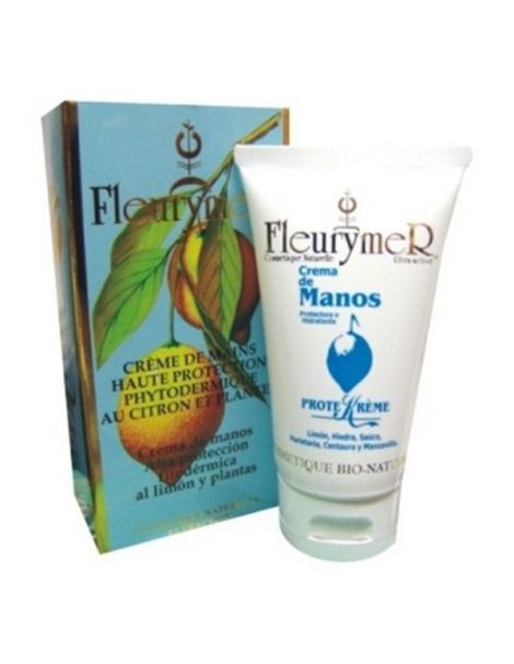 Crema de Manos Limón y Plantas Fleurymer - 80 ml.