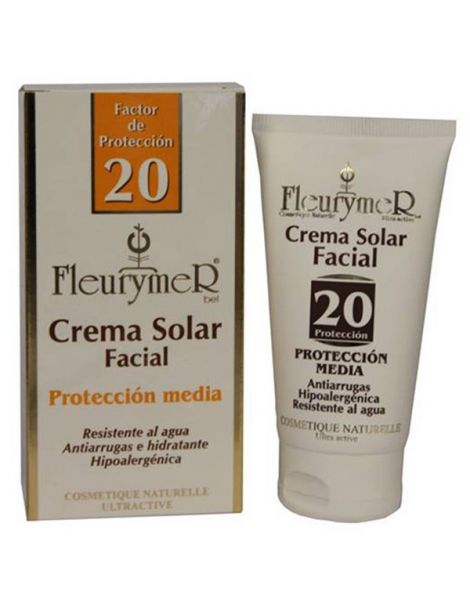 Crema Solar Facial SPF 20 Fleurymer - 80 ml.