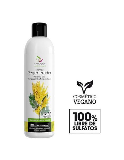 Champú Regenerador con Tepezcohuite Armonía - 300 ml.