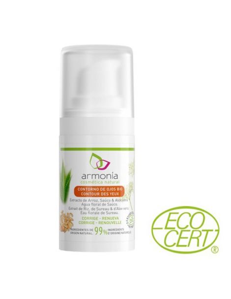 Crema Contorno de Ojos con Aloe Bio Armonía - 15 ml.