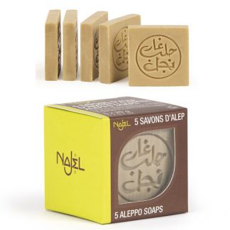 Jabón de Alepo Invitados Najel - 5 x 20 gramos