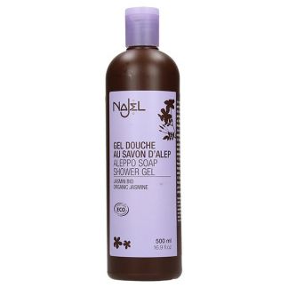 Gel de Ducha al Jabón de Alepo con Jazmín Najel - 500 ml.