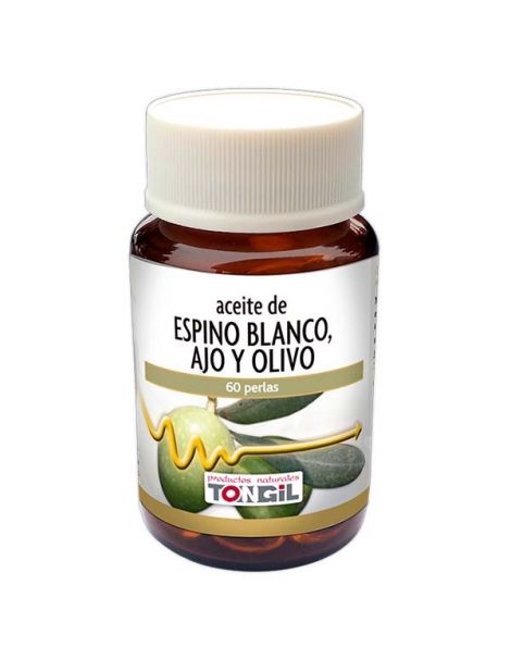 Aceite de Espino Blanco, Ajo y Olivo Tongil - 60 perlas