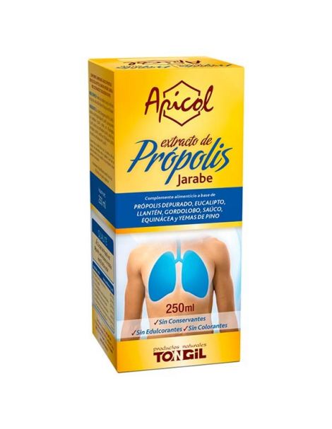 Apicol Extracto de Própolis Jarabe Tongil - 250 ml.