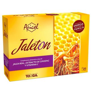 Apicol Jaleton Jalea Real y Ginseng Tongil - 20 ampollas