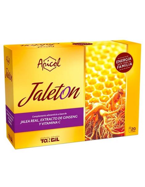 Apicol Jaleton Jalea Real y Ginseng Tongil - 20 ampollas
