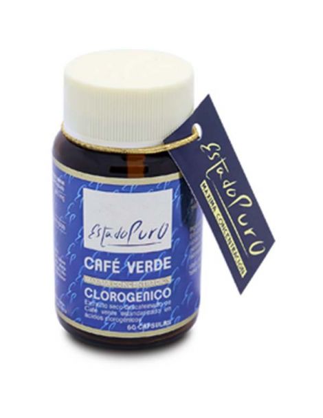 Café Verde Clorogénico Estado Puro Tongil - 60 cápsulas