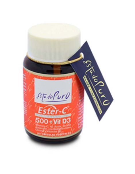 Ester-C con Vitamina D3 Estado Puro Tongil - 60 cápsulas