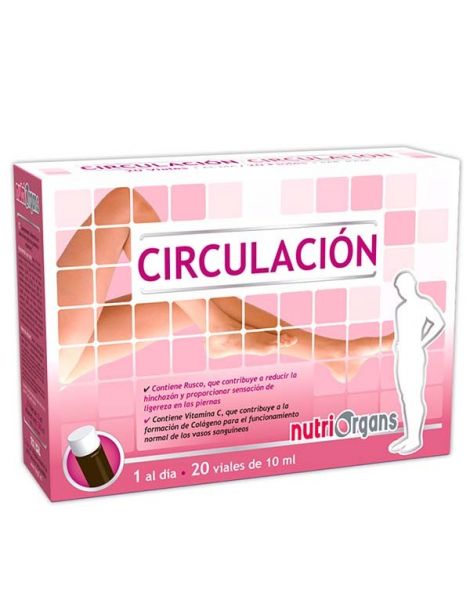 Nutriorgans Circulación Tongil - 20 viales