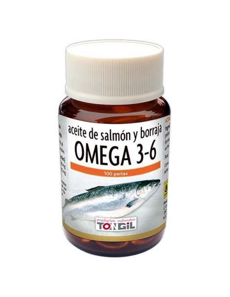 Aceite de Salmón y Borraja Omega 3-6 Tongil - 100 perlas