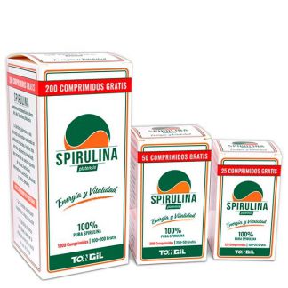 Spirulina Tongil - 800 + 200 comprimidos