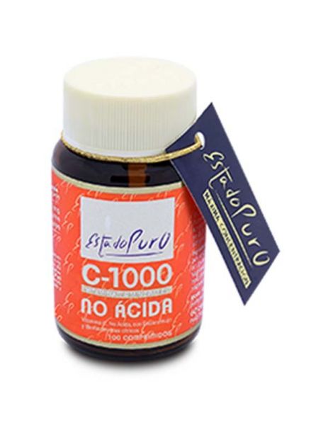 Vitamina C-1000 No Ácida Estado Puro Tongil - 100 comprimidos