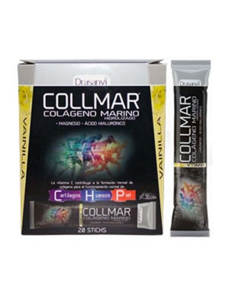 Collmar Colágeno Marino + Magnesio Vainilla Drasanvi - 20 sticks