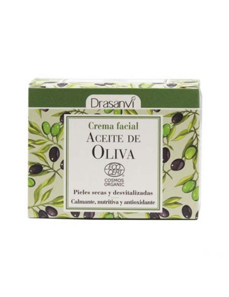 Crema Facial de Aceite de Oliva Drasanvi - 50 ml.