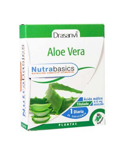 Nutrabasics Aloe Vera Drasanvi - 30 cápsulas