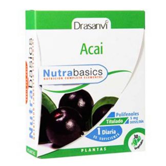 Nutrabasics Acai Drasanvi - 30 cápsulas