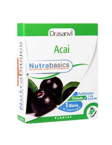 Nutrabasics Acai Drasanvi - 30 cápsulas