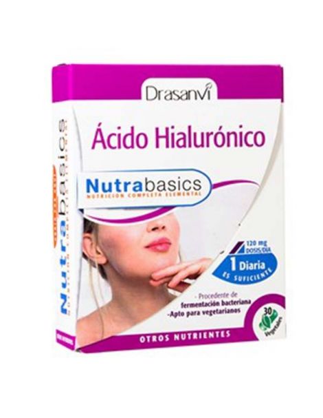 Nutrabasics Ácido Hialurónico Drasanvi - 30 cápsulas