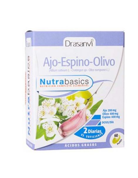 Nutrabasics Ajo - Espino - Olivo Drasanvi - 60 perlas