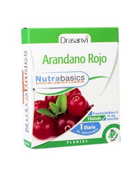 Nutrabasics Arándano Rojo Drasanvi - 30 cápsulas