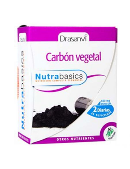 Nutrabasics Carbón Vegetal Drasanvi - 60 cápsulas