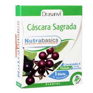 Nutrabasics Cáscara Sagrada Drasanvi - 30 cápsulas