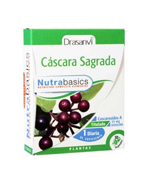 Nutrabasics Cáscara Sagrada Drasanvi - 30 cápsulas