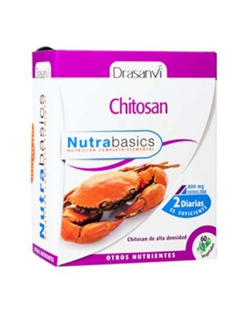 Nutrabasics Chitosán Drasanvi - 60 cápsulas