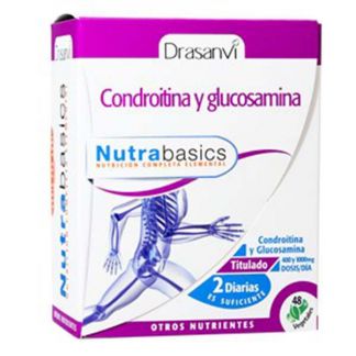 Nutrabasics Condroitina y Glucosamina Drasanvi - 48 cápsulas