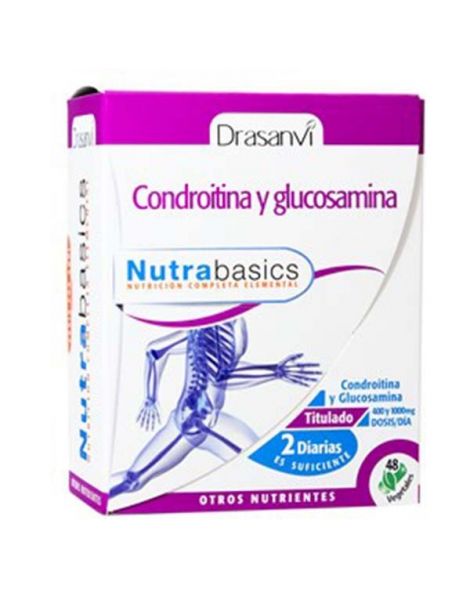 Nutrabasics Condroitina y Glucosamina Drasanvi - 48 cápsulas
