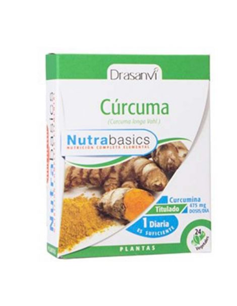 Nutrabasics Cúrcuma Drasanvi - 24 cápsulas