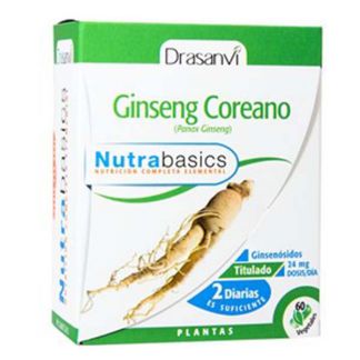 Nutrabasics Ginseng Coreano Drasanvi - 60 cápsulas