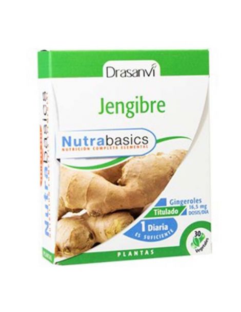 Nutrabasics Jengibre Drasanvi - 30 cápsulas