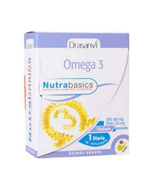 Nutrabasics Omega 3 Drasanvi - 48 perlas