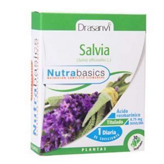 Nutrabasics Salvia Drasanvi - 30 cápsulas