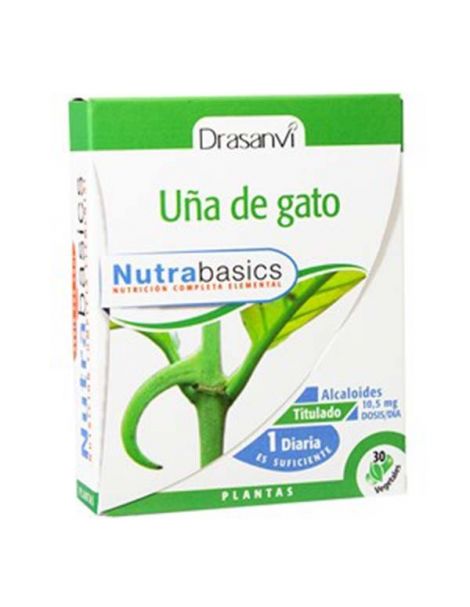 Nutrabasics Uña de Gato Drasanvi - 30 cápsulas