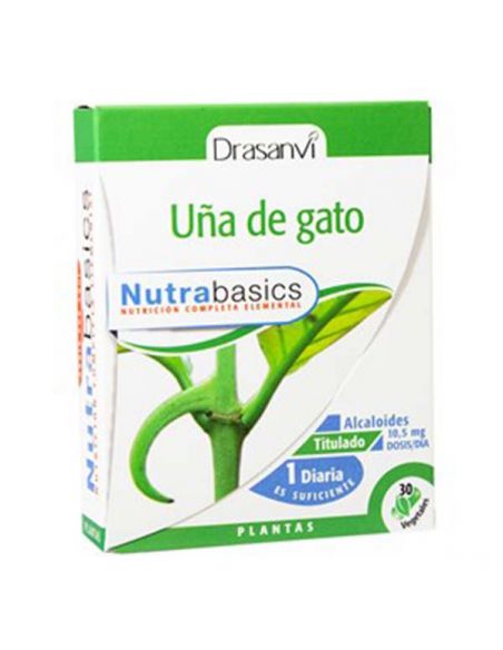 Nutrabasics Uña de Gato Drasanvi - 30 cápsulas